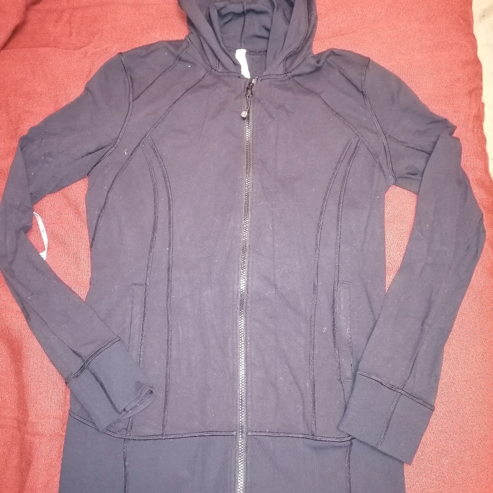 Lululemon Athletica Zip Hoodie Black Size 12